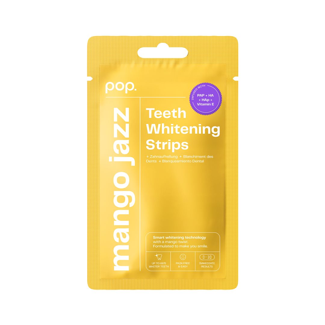 SMILEPEN Pop Bandelettes Blanchissantes Dents Éclatantes | 7 x 2 Pièces