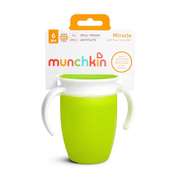 Munchkin Miracle 360° Tasse Anti-Fuite 207ml Bébé 6 Mois+