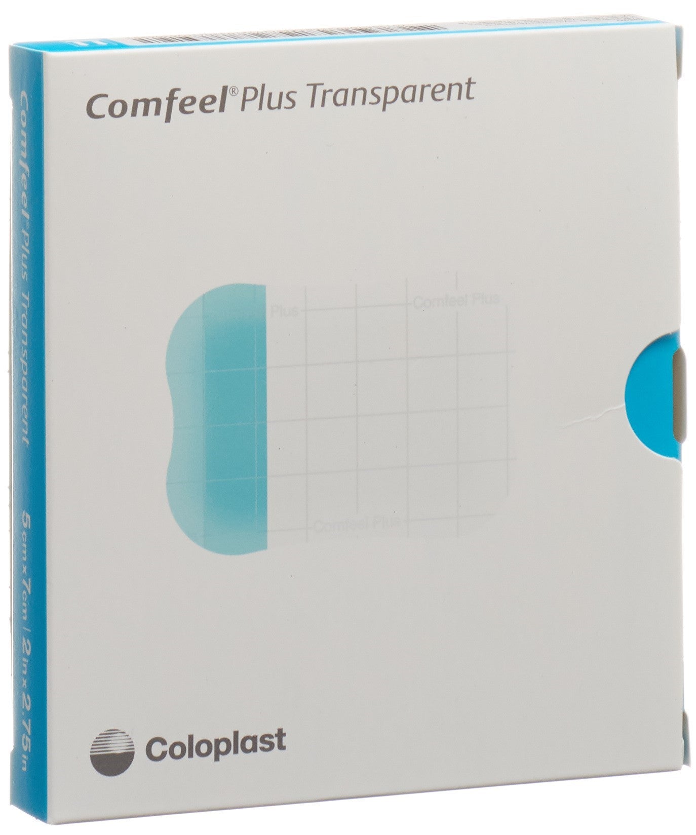 Comfeel Plus Pansement Hydrocolloïde Transparent 5 x 7 cm 10 Pièces