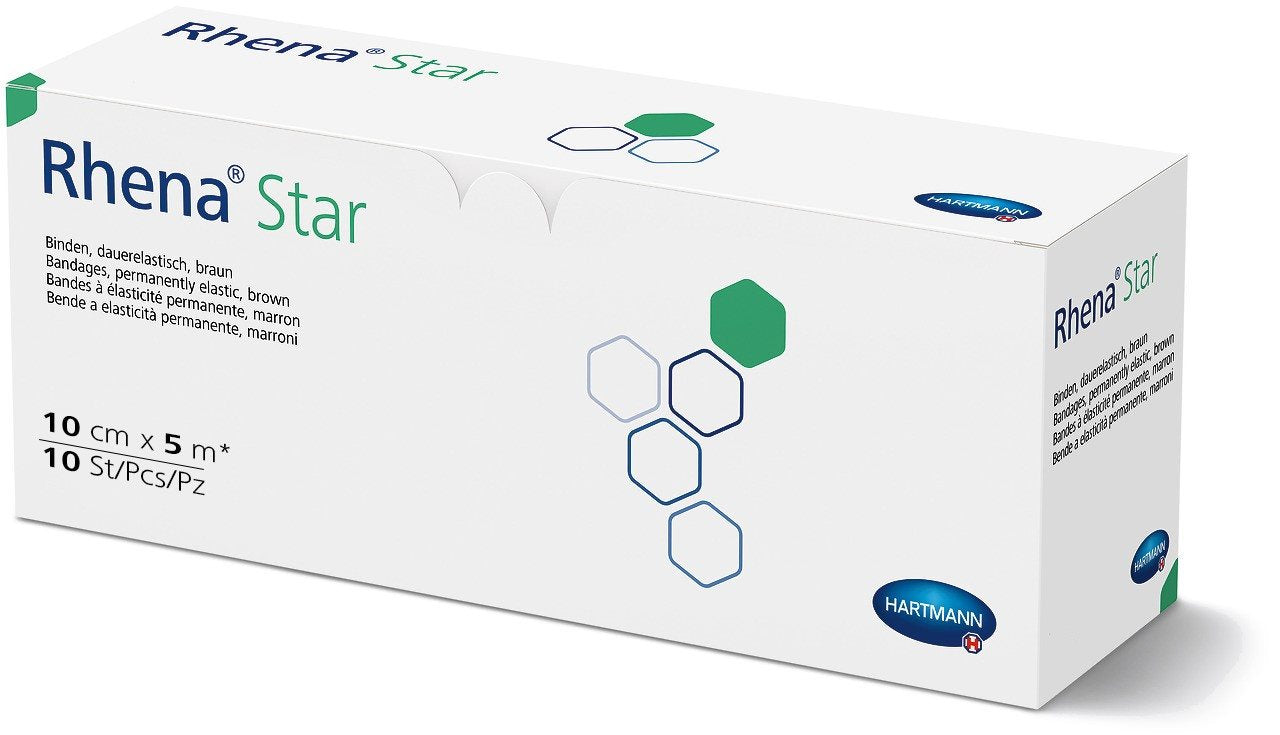 RHENA Star Bande Élastique 10cmx5m Chair Confortable | Lot 10 Pièces