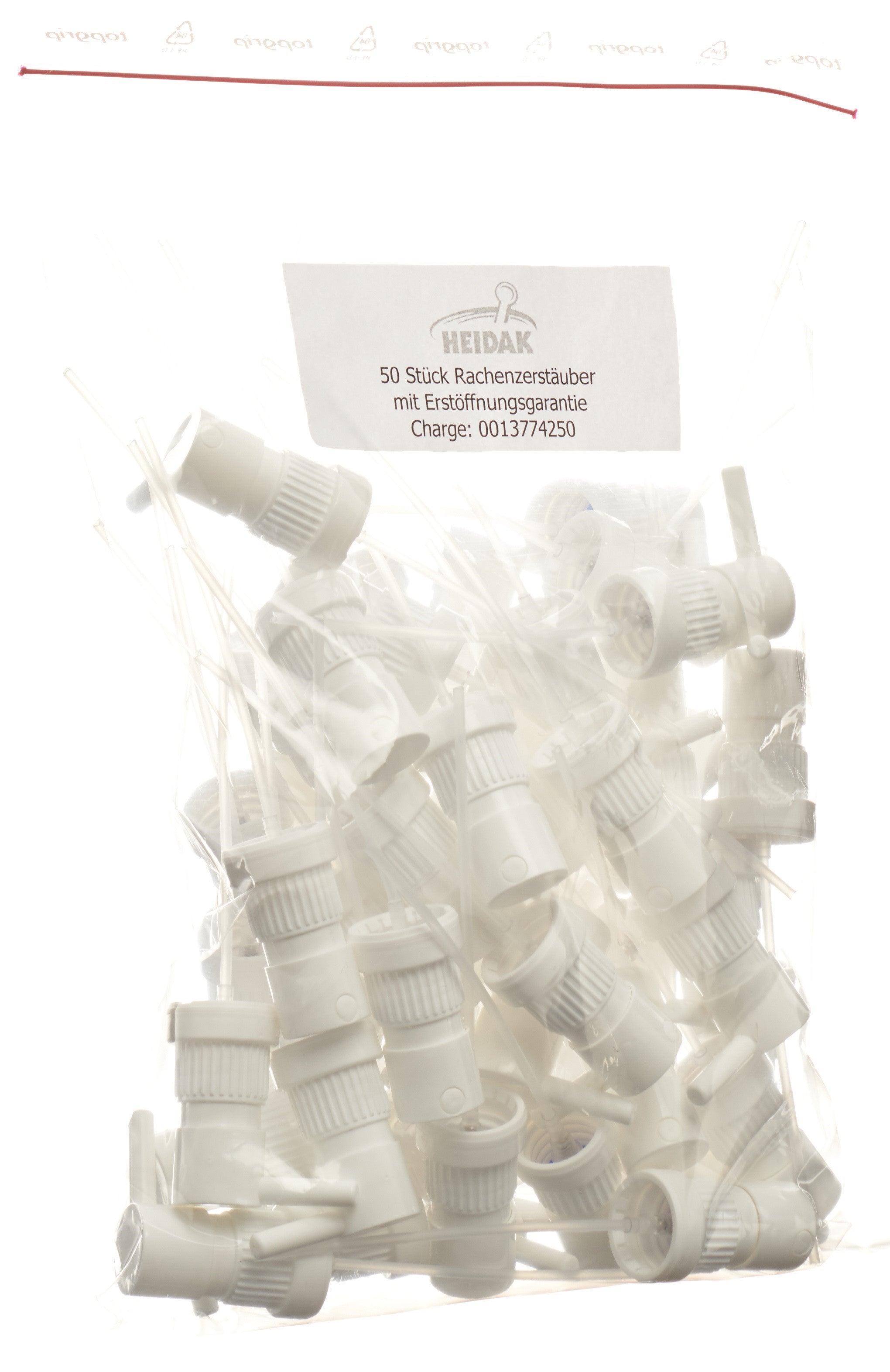 HEIDAK Vaporisateur Buccal Fermeture Garrot 50 Pièces | Soin Efficace