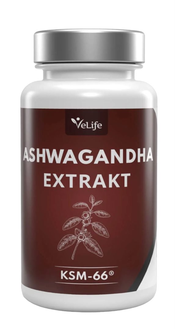 VELIFE Ashwagandha Extrakt KSM-66 cpr bte 120 pce