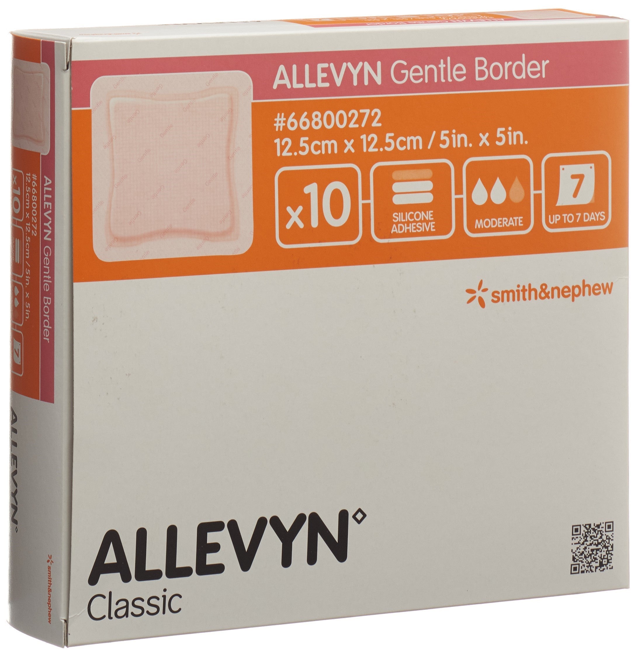 ALLEVYN GB Pansement Mousse Haute Absorption 12.5 x 12.5 cm 10 pièces