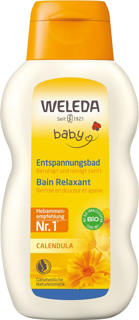 WELEDA BABY bain relaxant calendula fl 200 ml