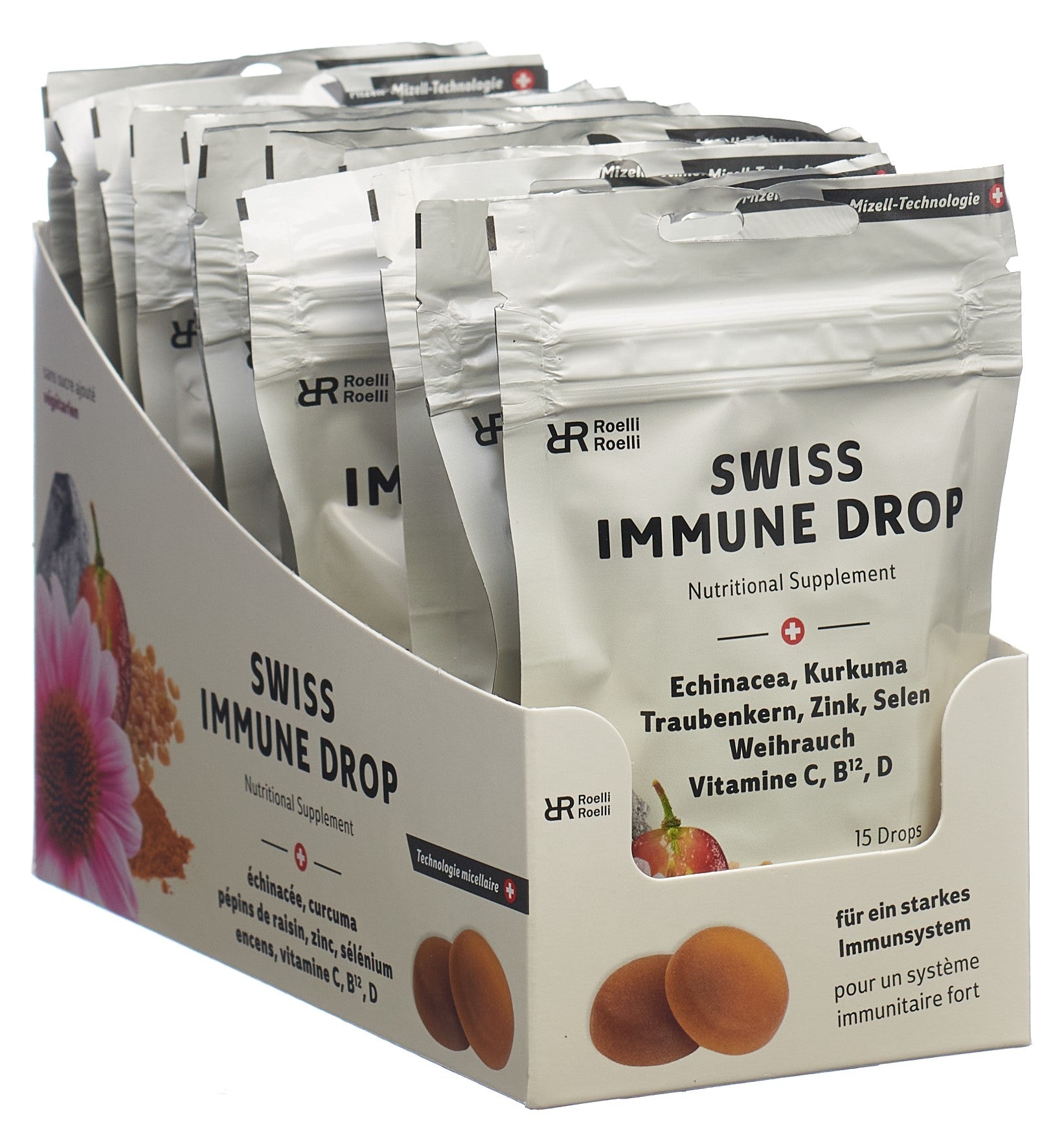 R&R SWISS IMMUNE Booster Défenses Immunitaires 12 x 15 ml