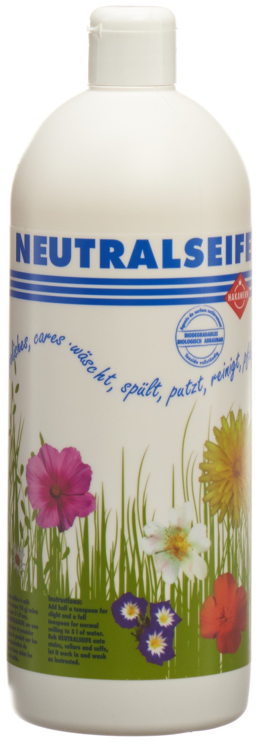 NEUTRALSEIFE Savon Liquide Douceur 1 kg | Flacon