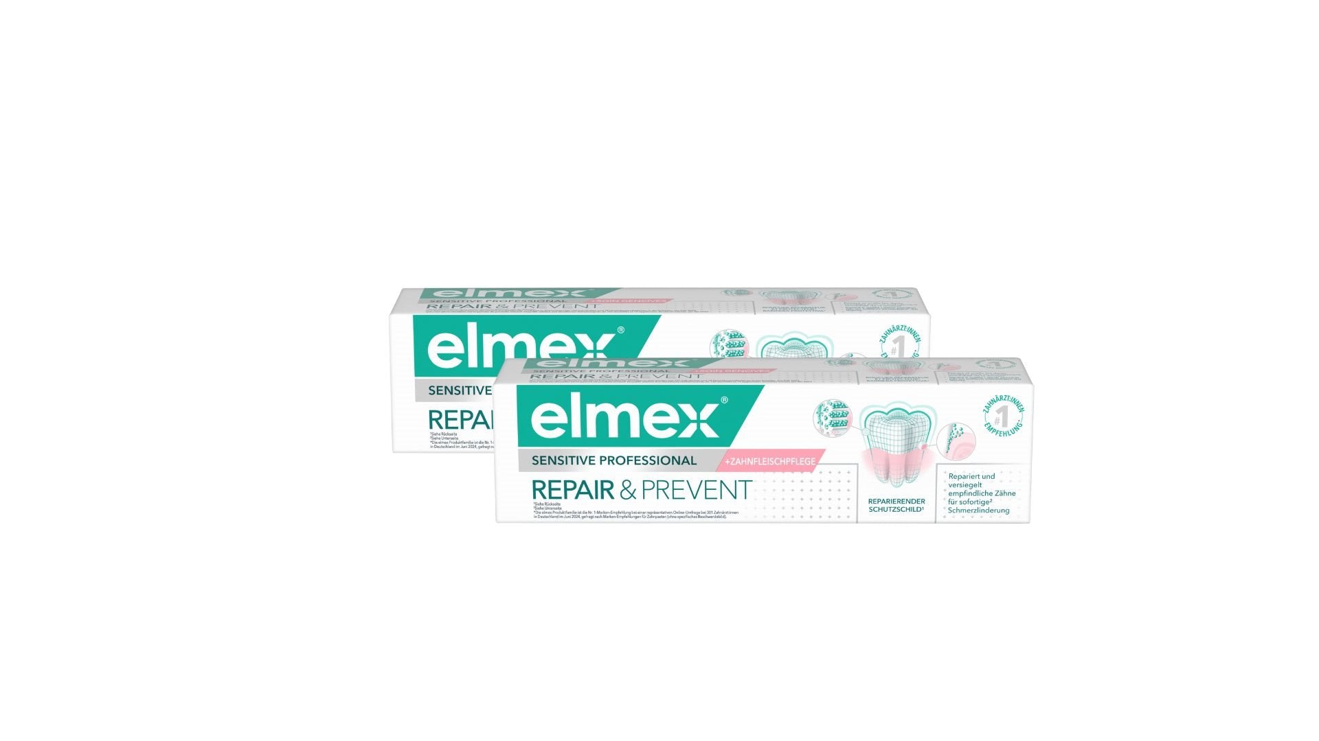 Elmex Sensitive Professional Réparation & Prévention Dentifrice 2 x 75ml