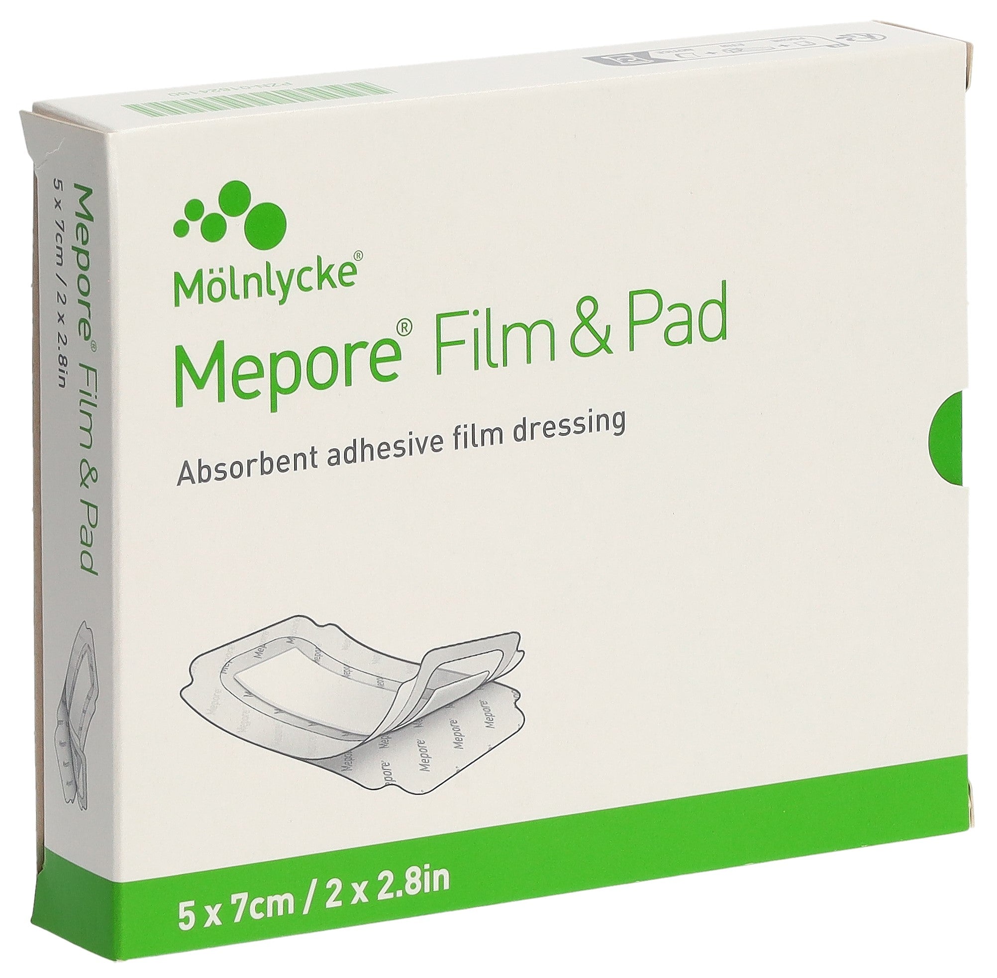 MEPORE Film & Pad Pansement Adhésif 5x7cm 5 Pièces | Soin Cicatrice