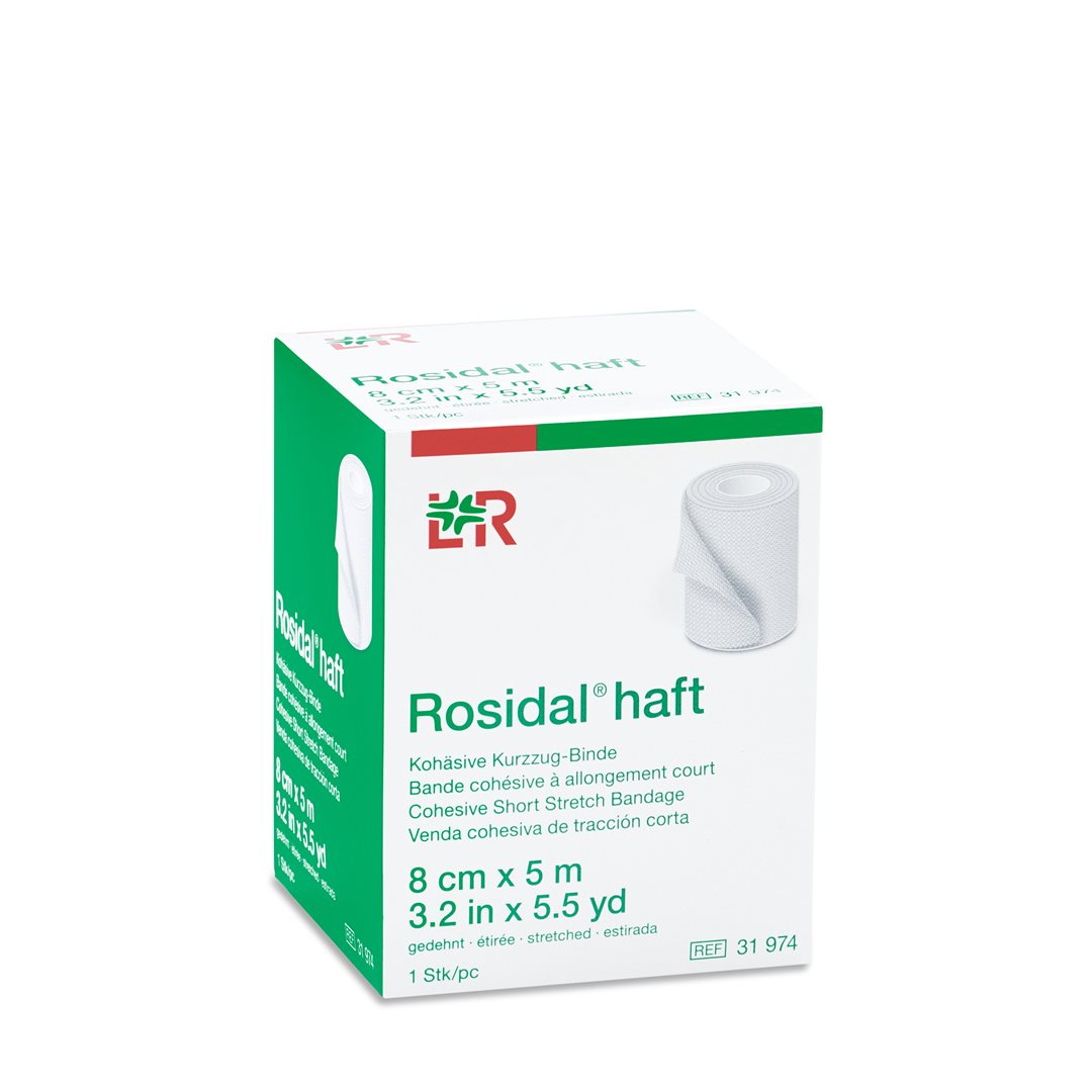ROSIDAL Bande Cohesive 8cm x 5m Allongée Court | Soin & Maintien