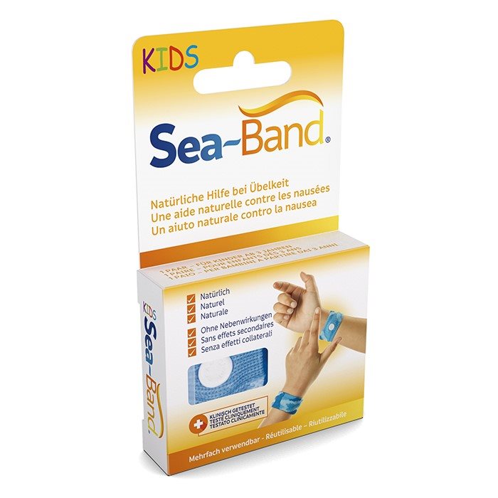 SEA-BAND Bracelet Anti-Nausées Enfant Bleu 1 Paire