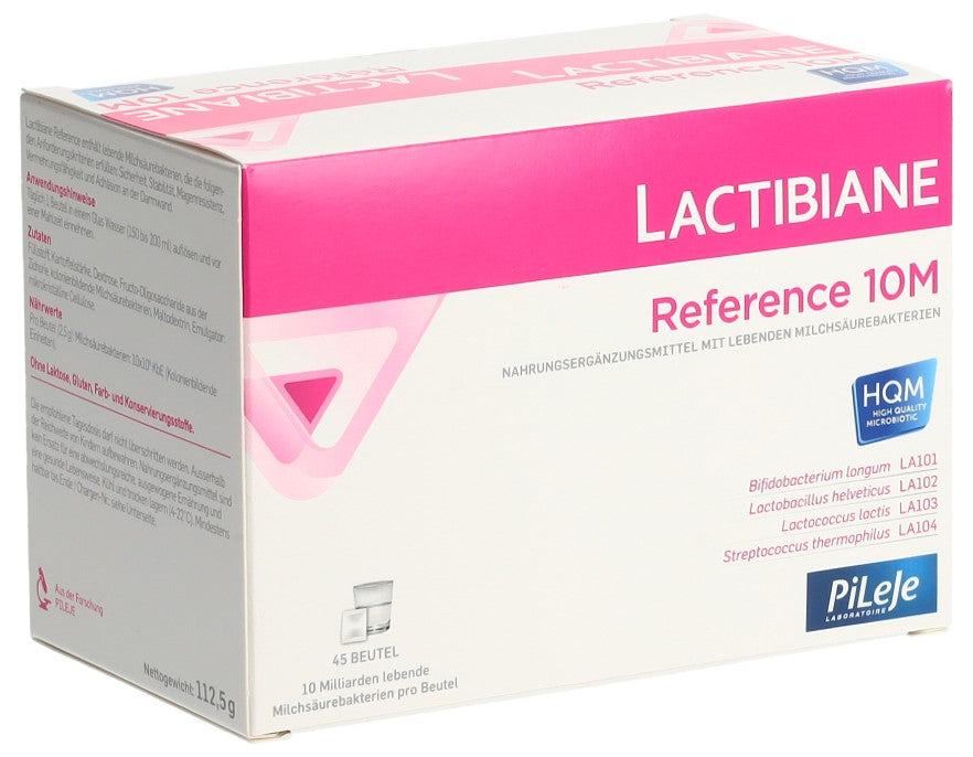 LACTIBIANE Référence 10 Milliards Probiotiques Confort Digestif | Boîte 45 Sachets