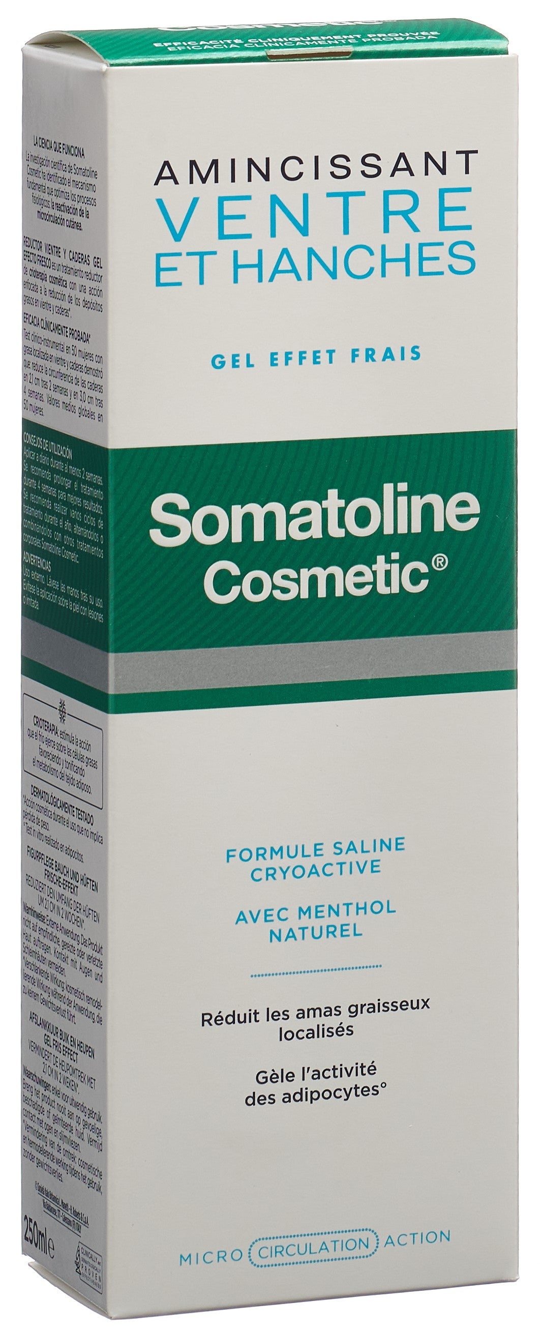 Somatoline Amincissant Ventre & Hanches Cryogel 250 ml | Soin Ciblé