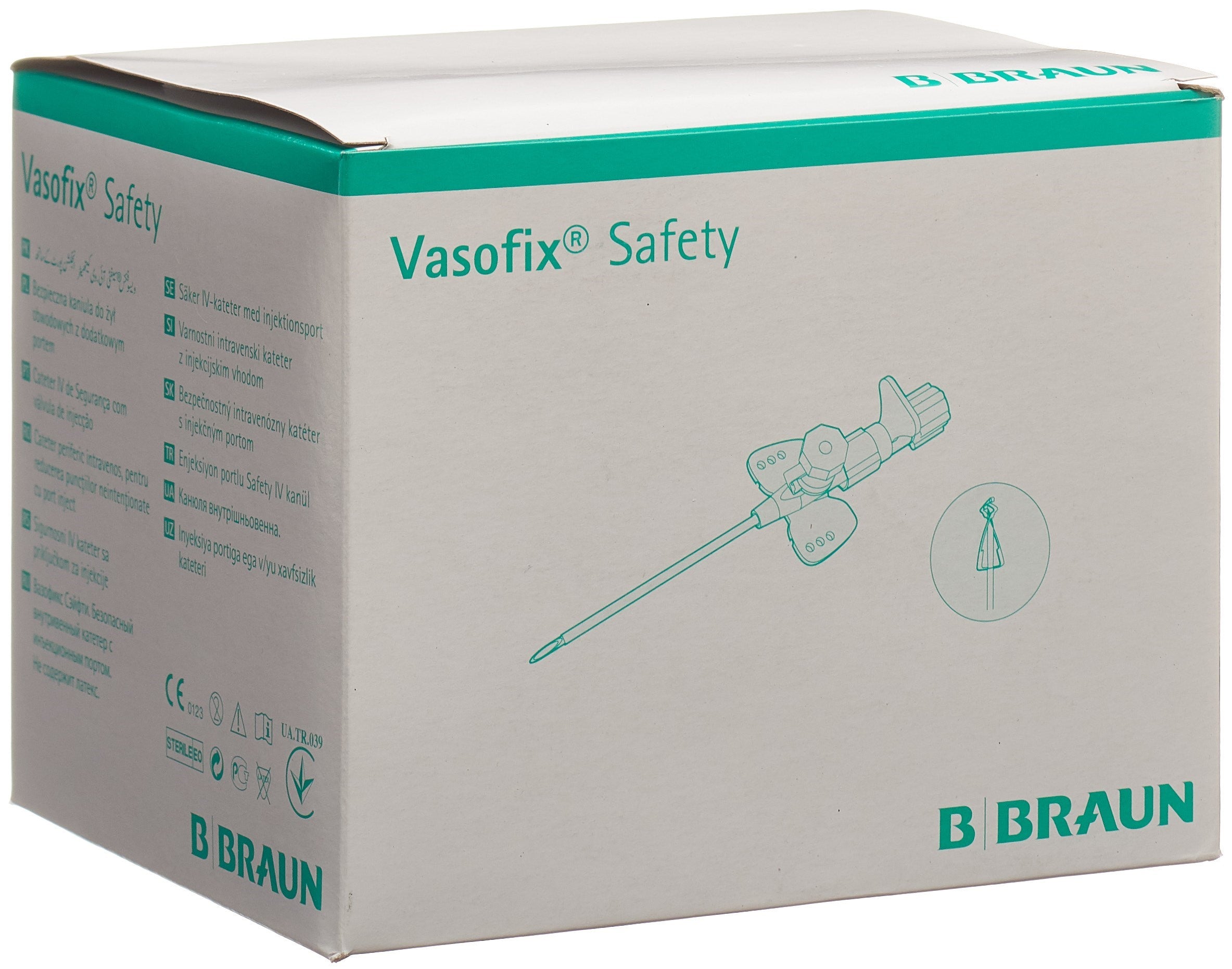 VASOFIX Safety canule iv 20G 1.1x33mm rose 50 pce
