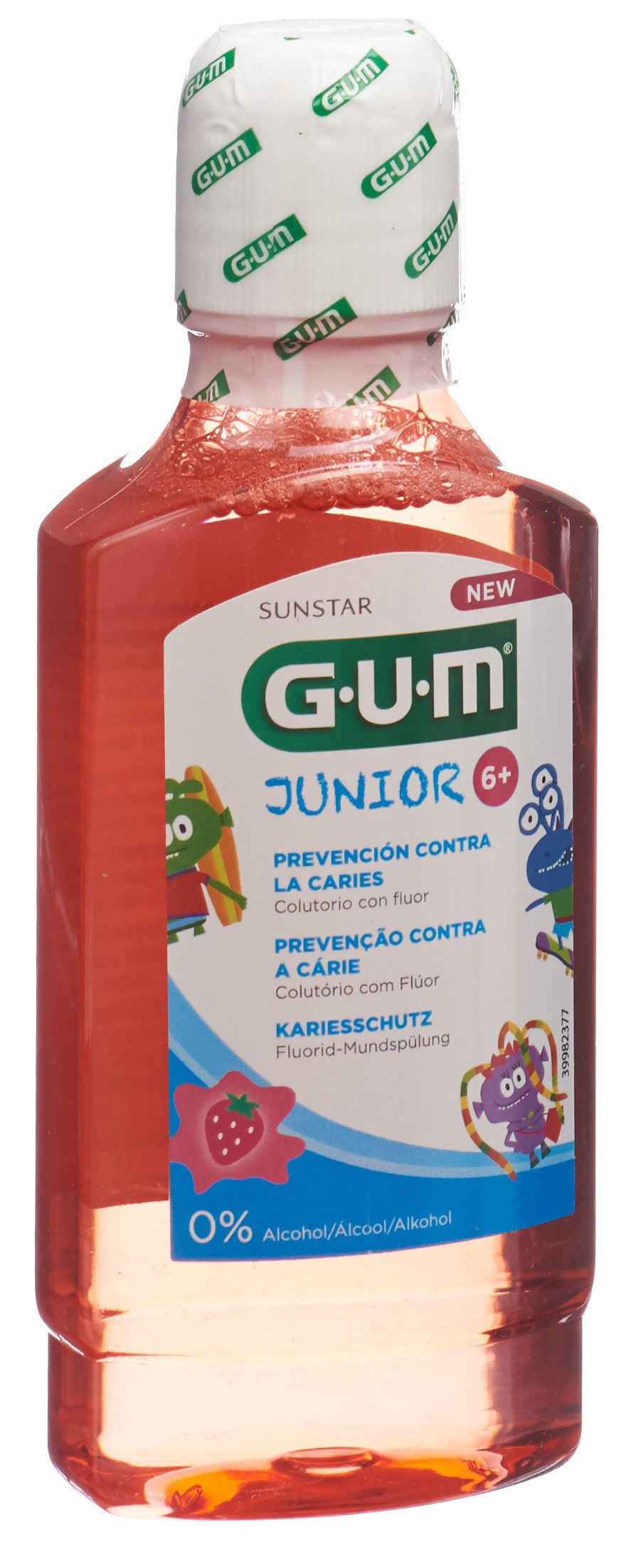 GUM Bain de Bouche Junior Dès 6 Ans 300 ml Soin Complet