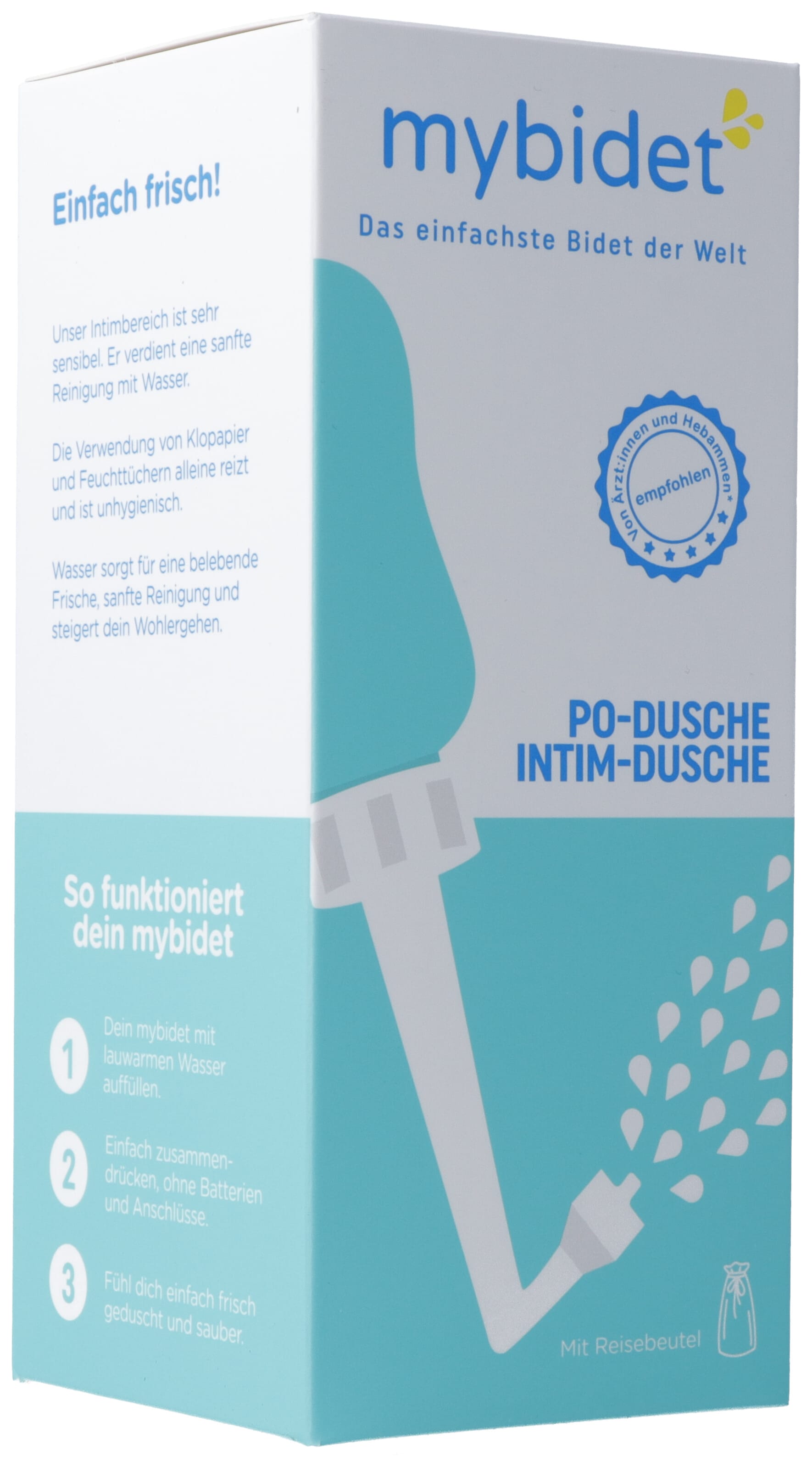 MYBIDET Douche Intime & Anale 300 ml | Hygiène & Confort