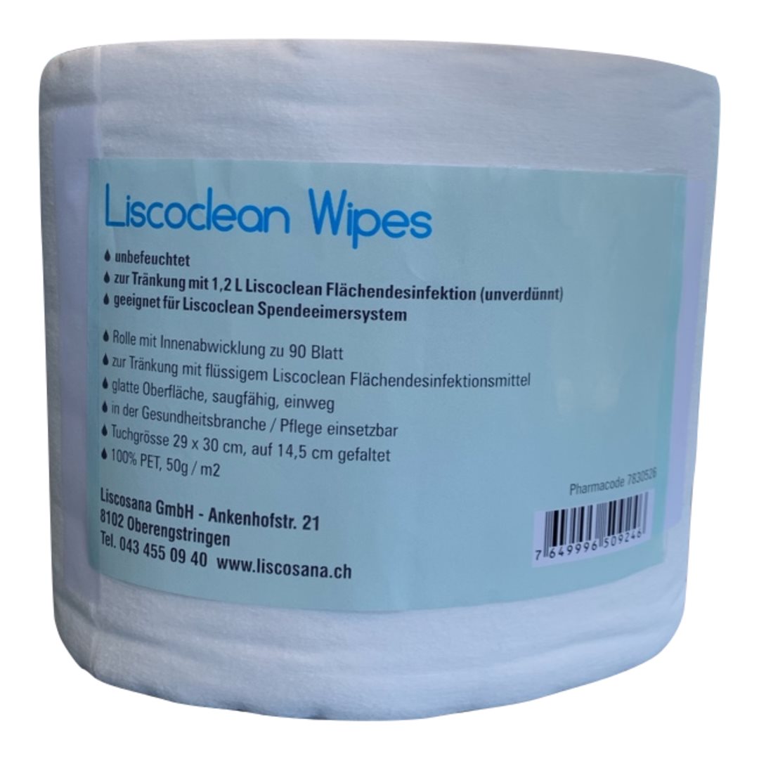 Liscoclean Lingettes Nettoyantes Douces 90 pièces | Hygiène Quotidienne