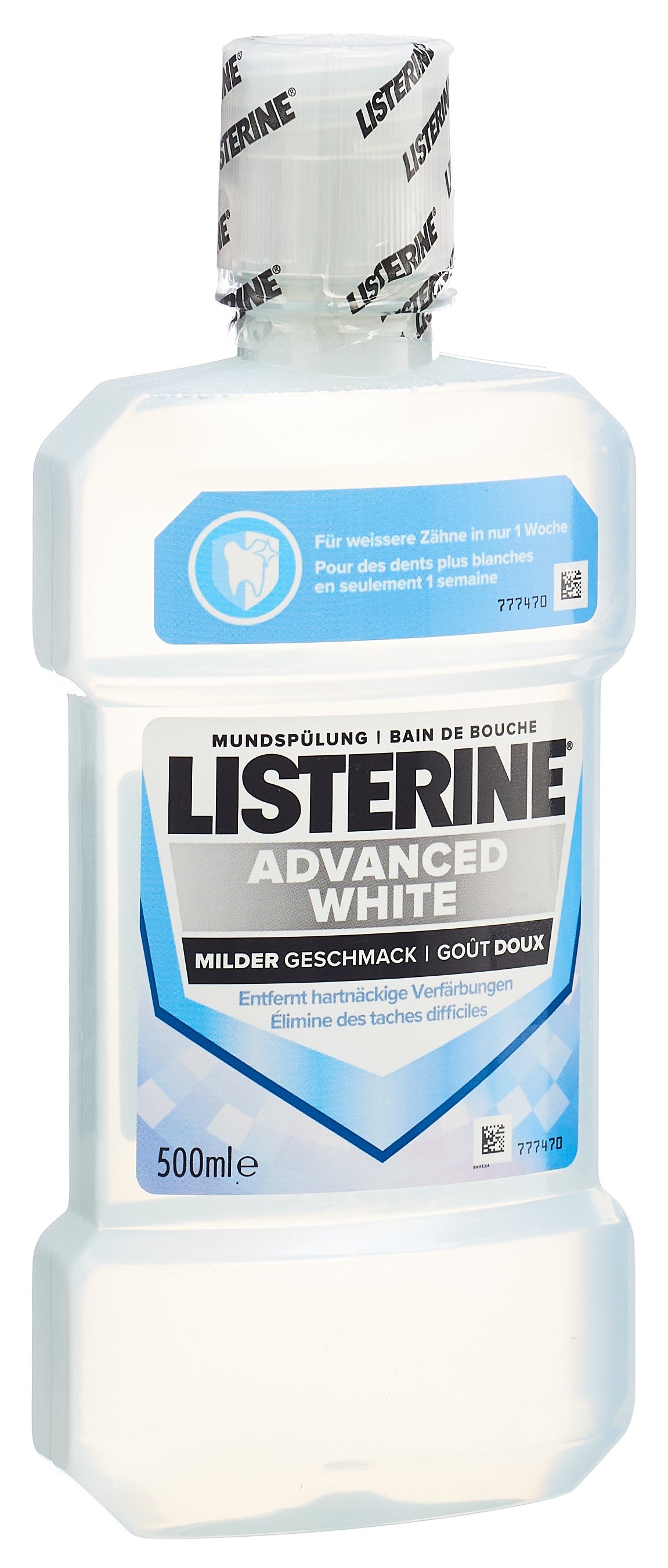 Listerine Advanced White Bain de Bouche Blancheur 500 ml