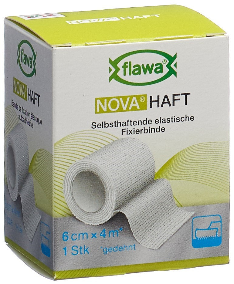 FLAWA NOVA Bande Cohesive 6 cm x 4 m - Maintien Sûr | Soin Blessure