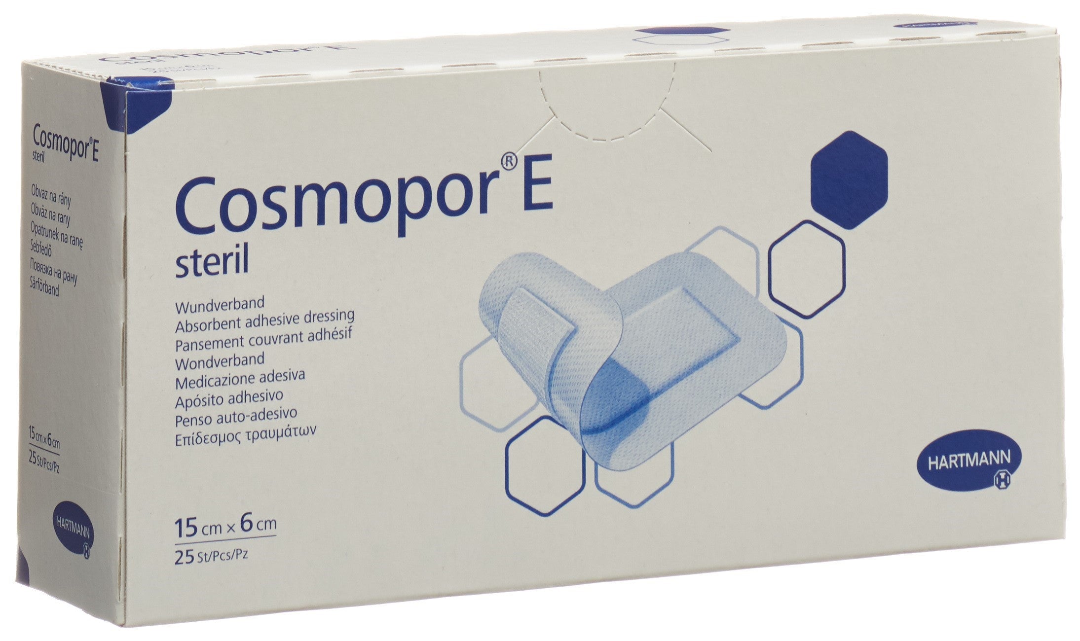 COSMOPOR Pansement Rapide Stérile 15x6cm | 25 Pièces