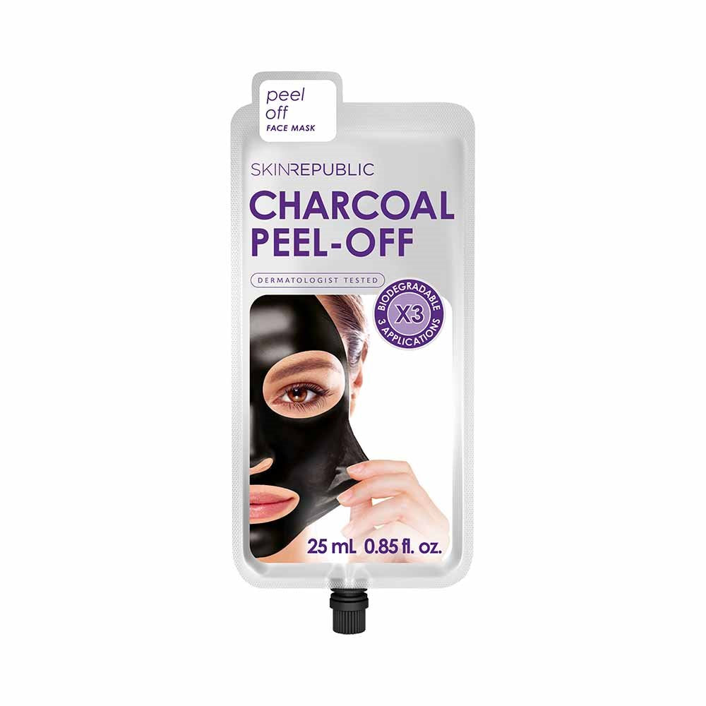 SKIN REPUBLIC Masque Visage Charbon Purifiant | 25 ml