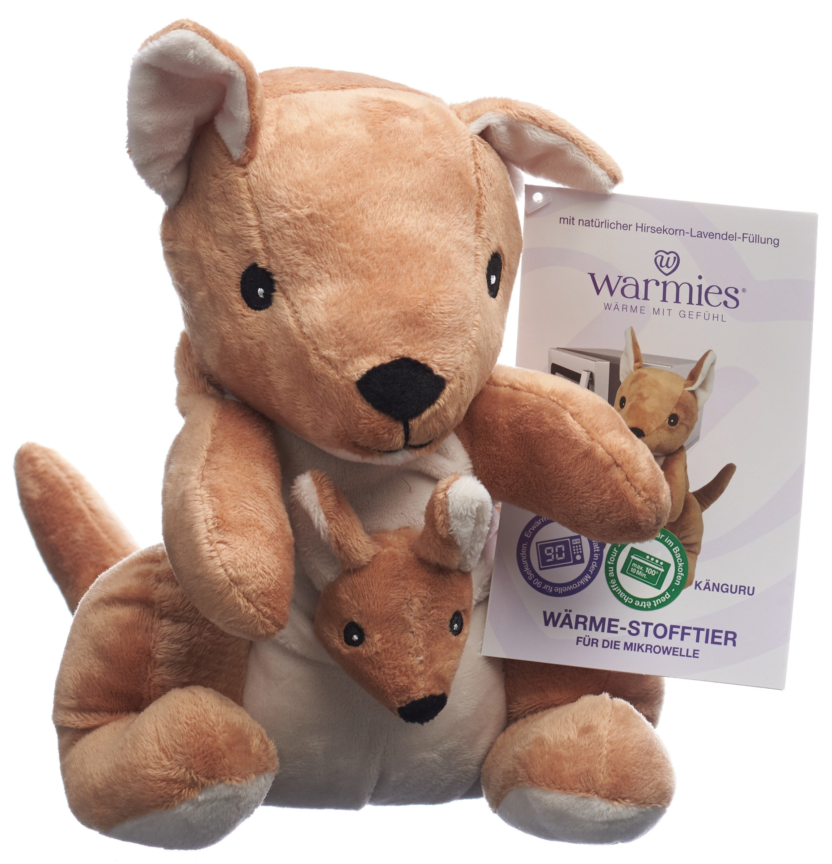 WARMIES peluche réchauffante kangourou