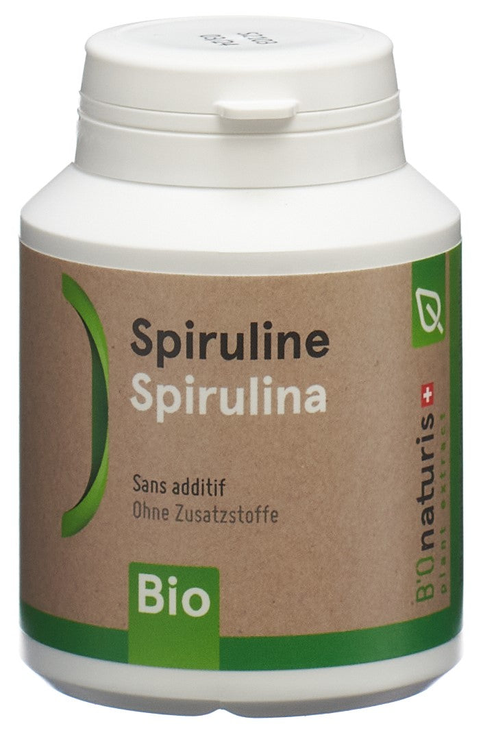 BIONATURIS Spiruline Bio 500mg Complément Alimentaire Énergie | 180 comprimés