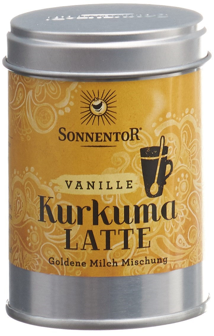 SONNENTOR Kurkuma Latte Vanille BIO 60 g - Boisson Énergisante Naturelle