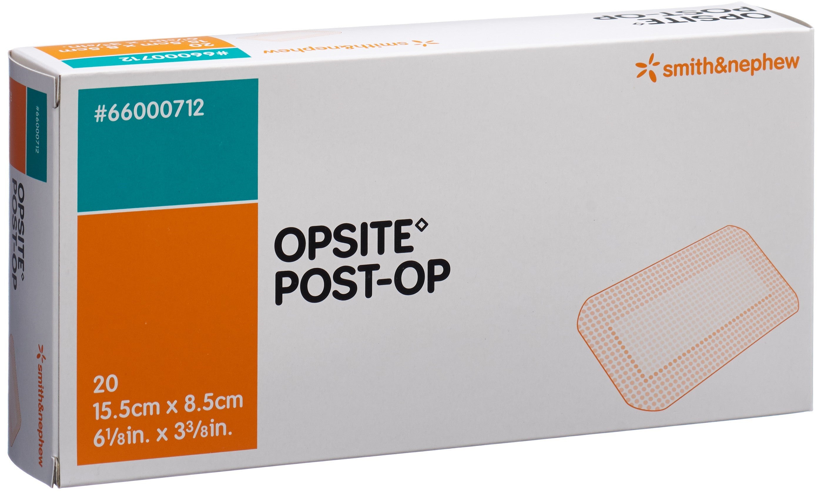 OPSITE POST-OP Pansement Film 15.5x8.5cm Stérile 20 Sachets