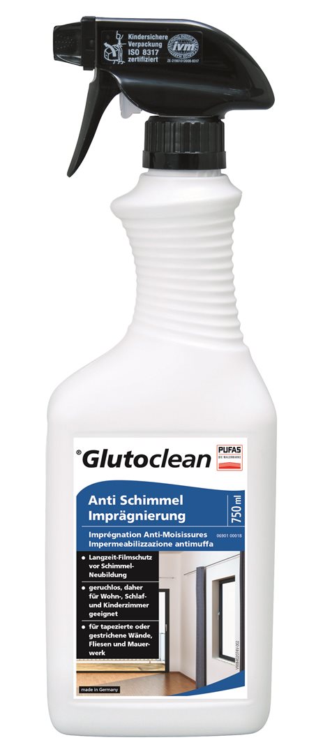 GLUTOCLEAN Anti Moisissures Traitement Efficace 750 ml