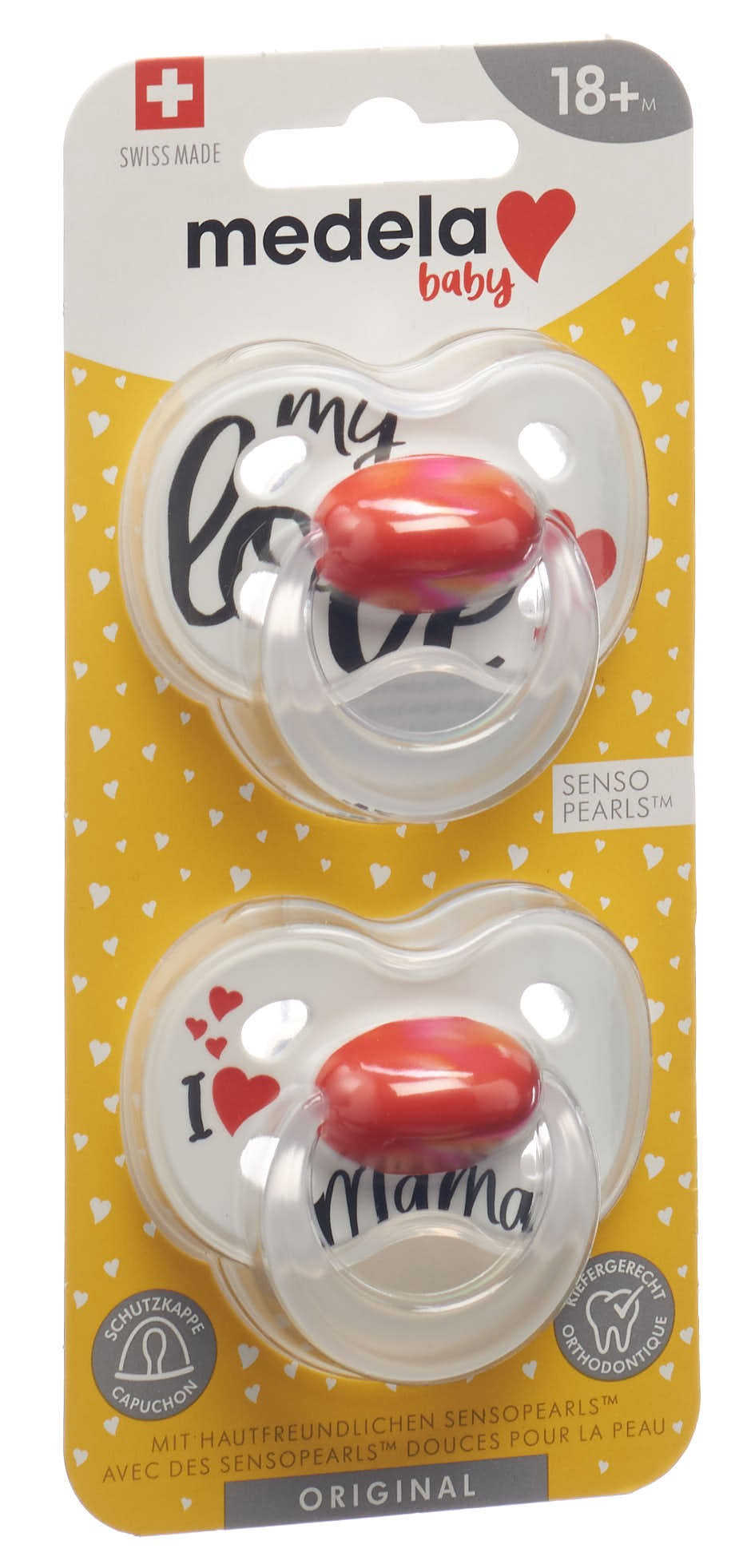 Medela Sucette Original 18+ Mois Calme & Confort | Lot 2 Pièces