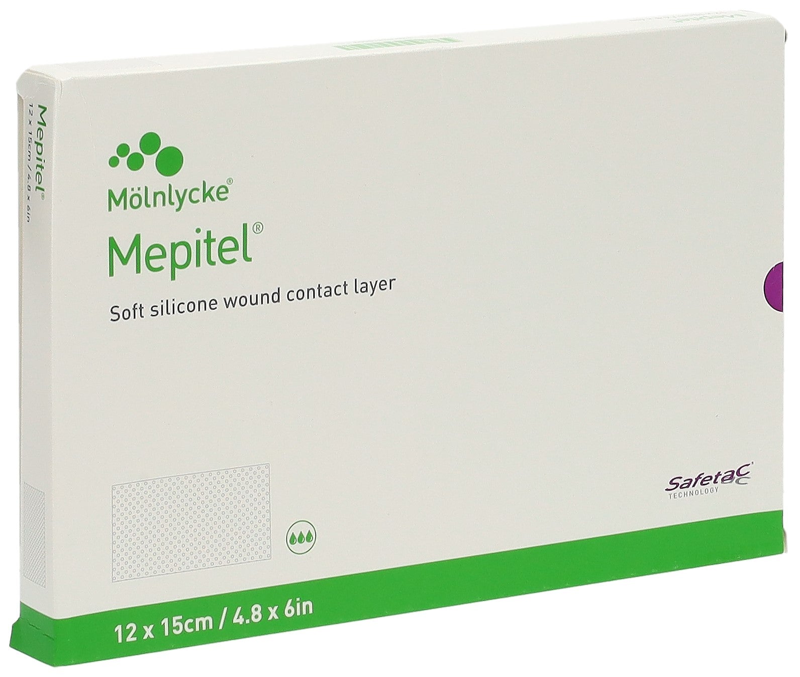 Mölnlycke Mepitel Pansement Silicone 12x15cm Soin Cicatrisation | Boîte 5 Pièces