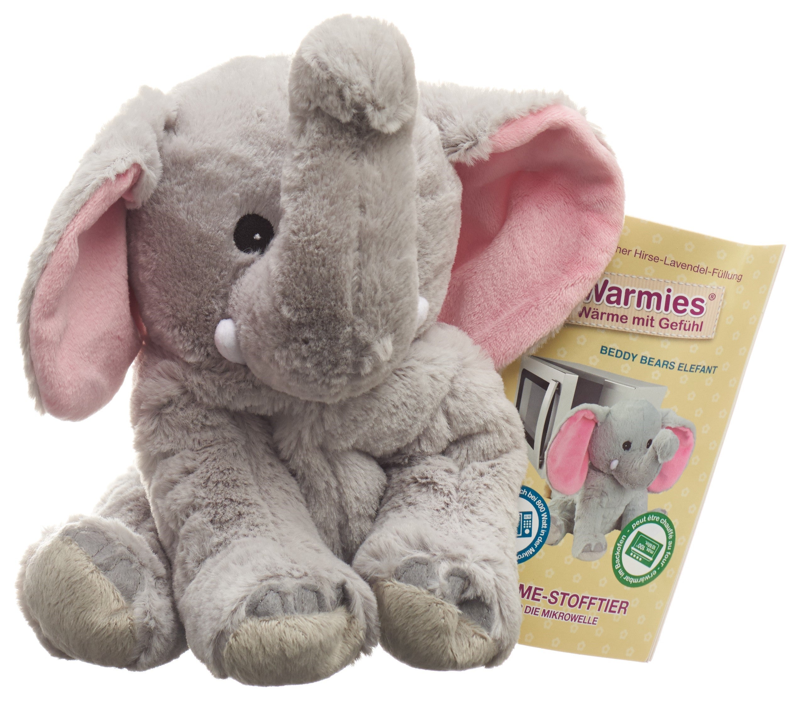 BEDDY BEAR Peluche Éléphant Chauffante Douceur Apaisante | Peluche Réchauffante