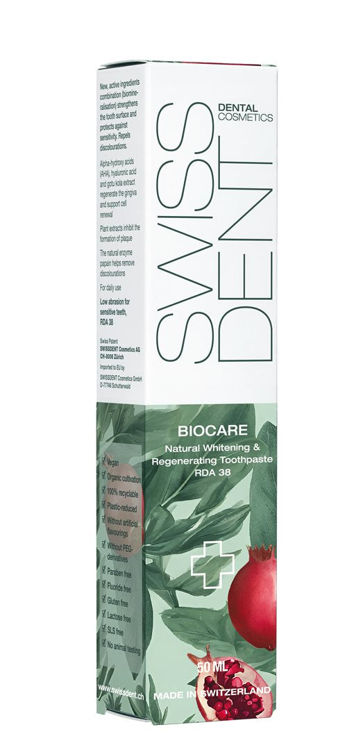 SWISSDENT Biocare Dentifrice Blancheur & Protection | 50 ml