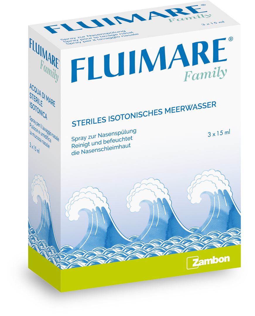 Fluimare Spray Nasal Décongestionnant Famille 3 flacons 15 ml