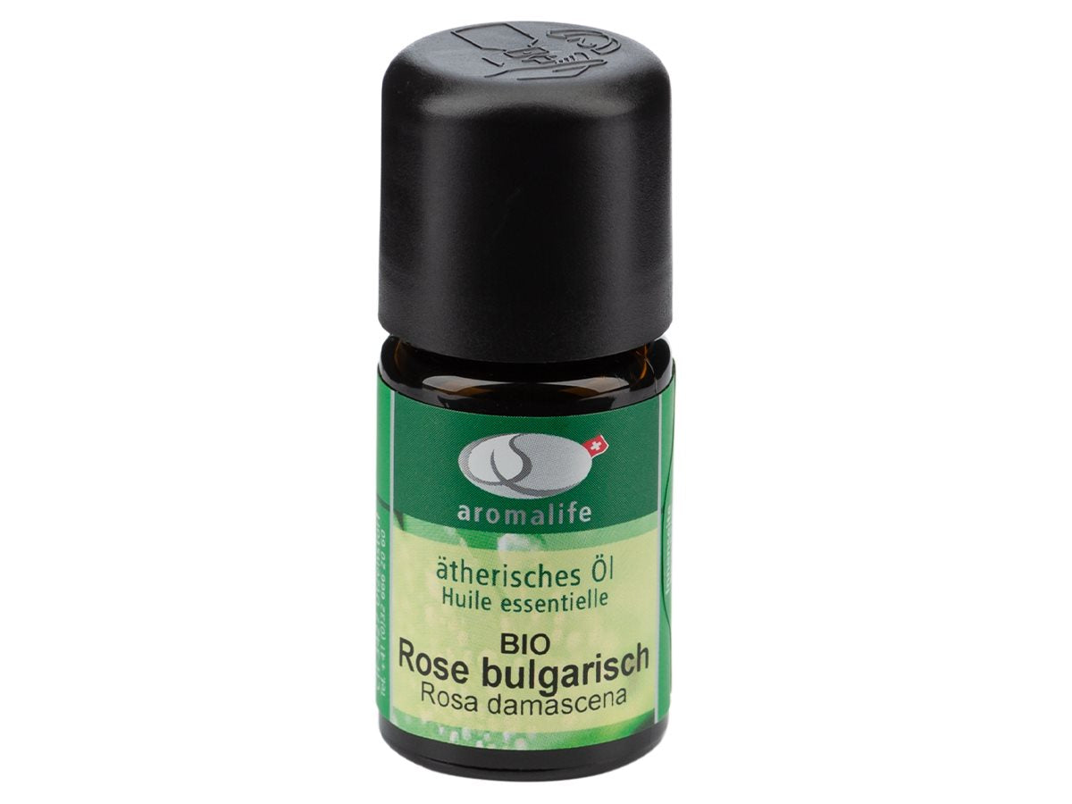 AROMALIFE Huile Essentielle Rose Bulgarie BIO 10% 5 ml Soin Visage