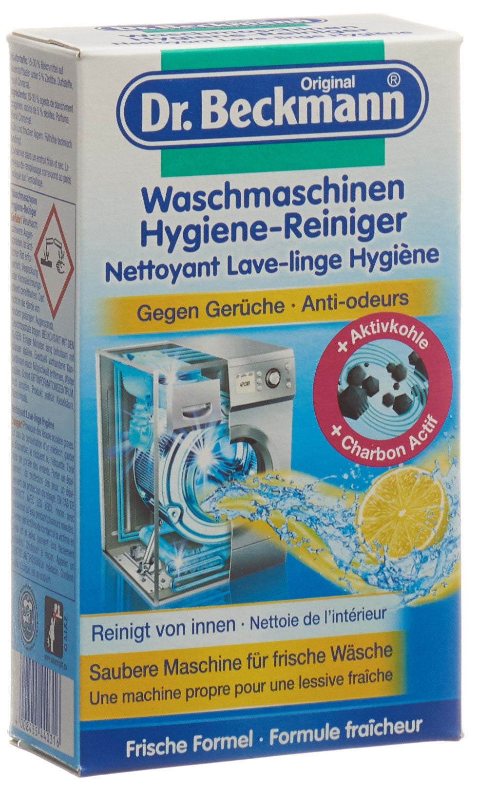 Dr. Beckmann Nettoyant Lave-Linge Hygiène 250g | Anti-Odeurs