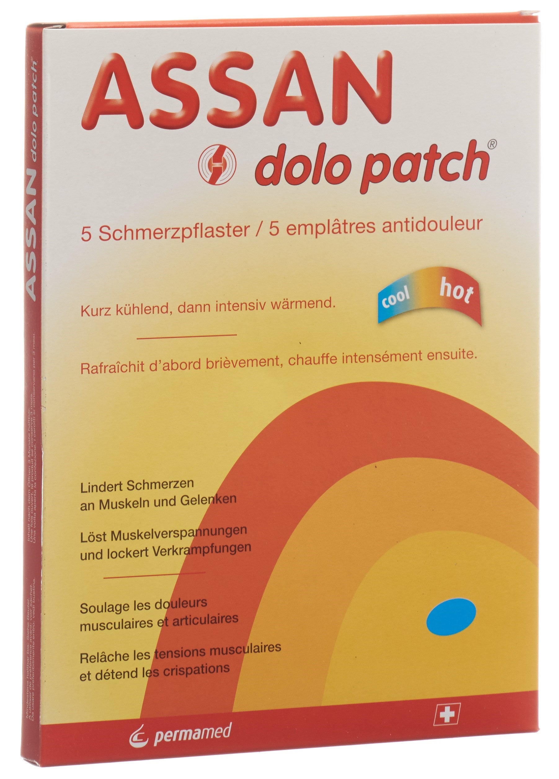ASSAN Dolo Patch Douleur Musculaire Soulagement Rapide | 5 Pièces