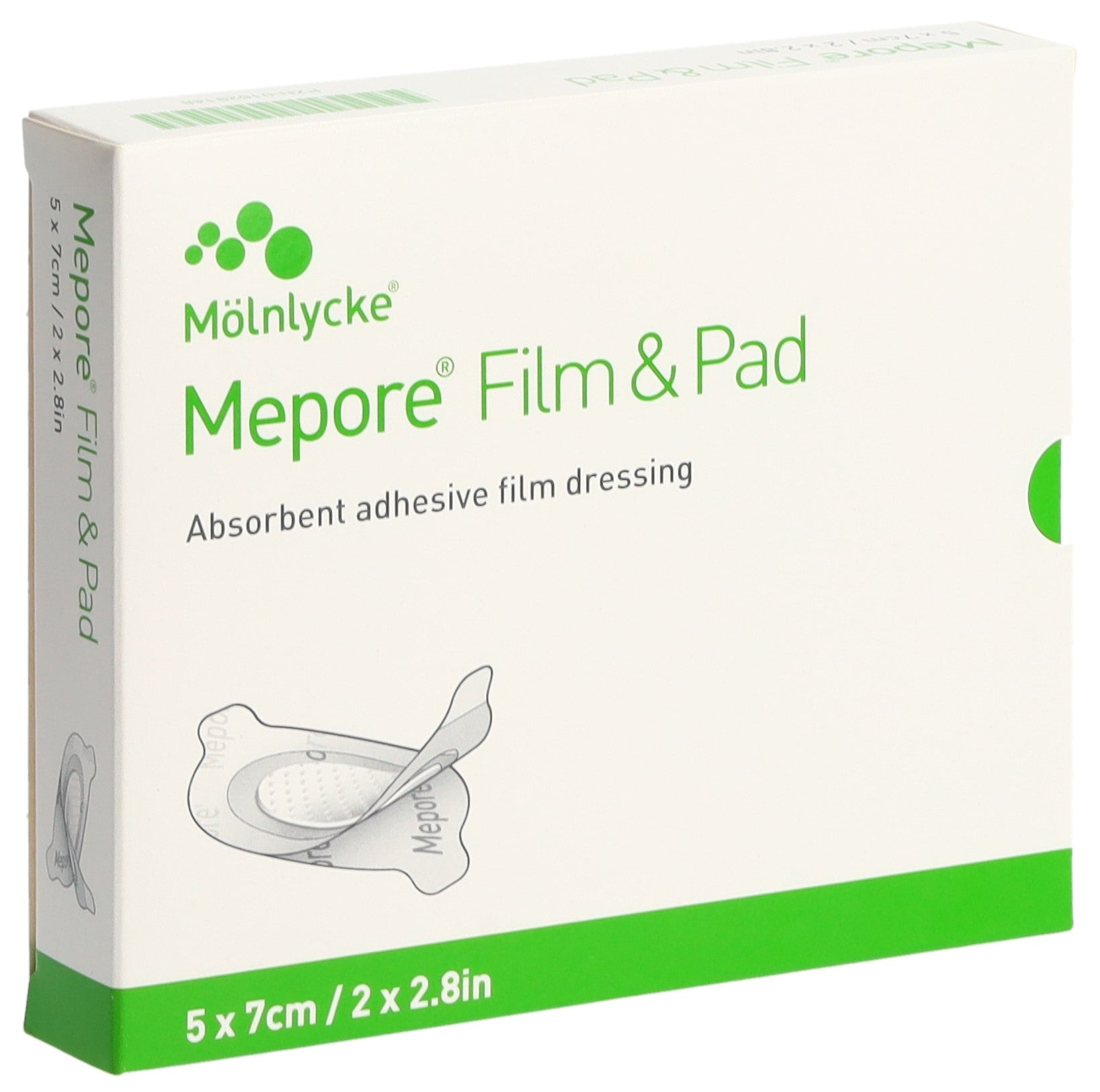 MEPORE Film & Pad Pansement Adhésif 5x7cm 5 Pièces | Soin Cicatrice