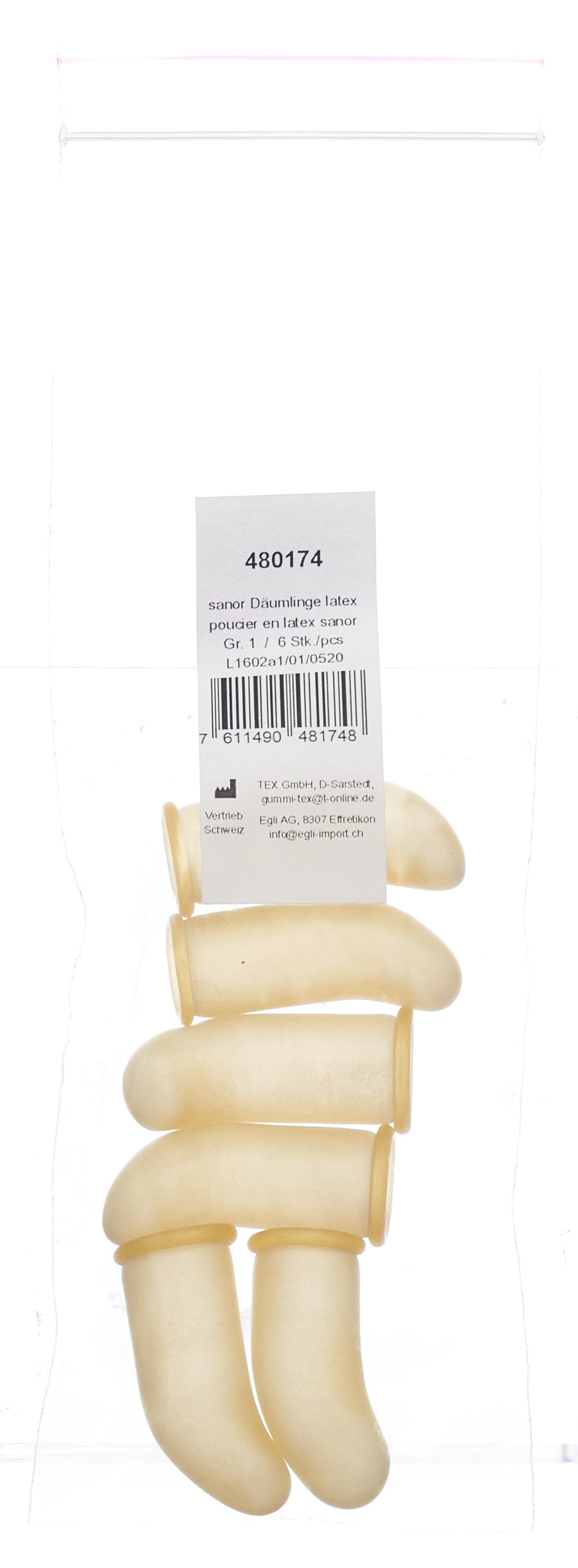 SANOR Gants Latex Taille 1 Protection & Confort | Boîte 6 Paires