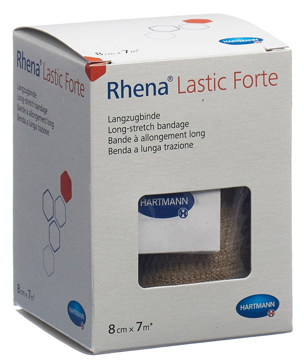 RHENA Lastic Forte Bande Élastique 8 cm x 7 m Chair Confortable