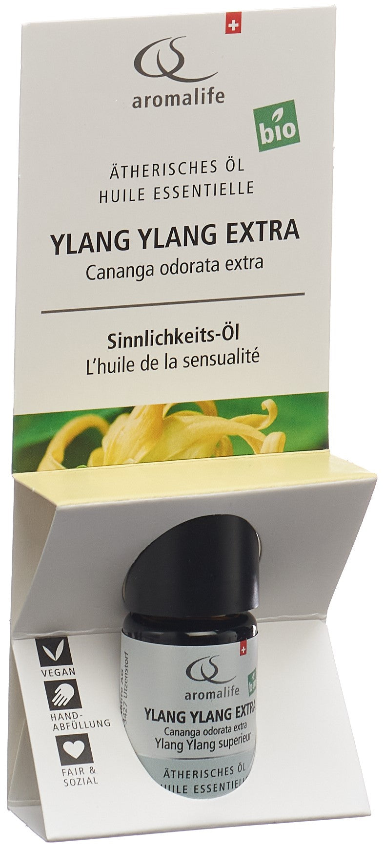 AROMALIFE Huile Essentielle Ylang Ylang Extra BIO 5 ml | Pure & Naturelle