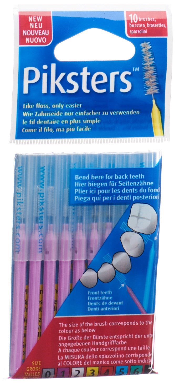 PIKSTERS Brosse Interdentaire 1.10mm Nettoyage Profond | Lot 10 Pièces