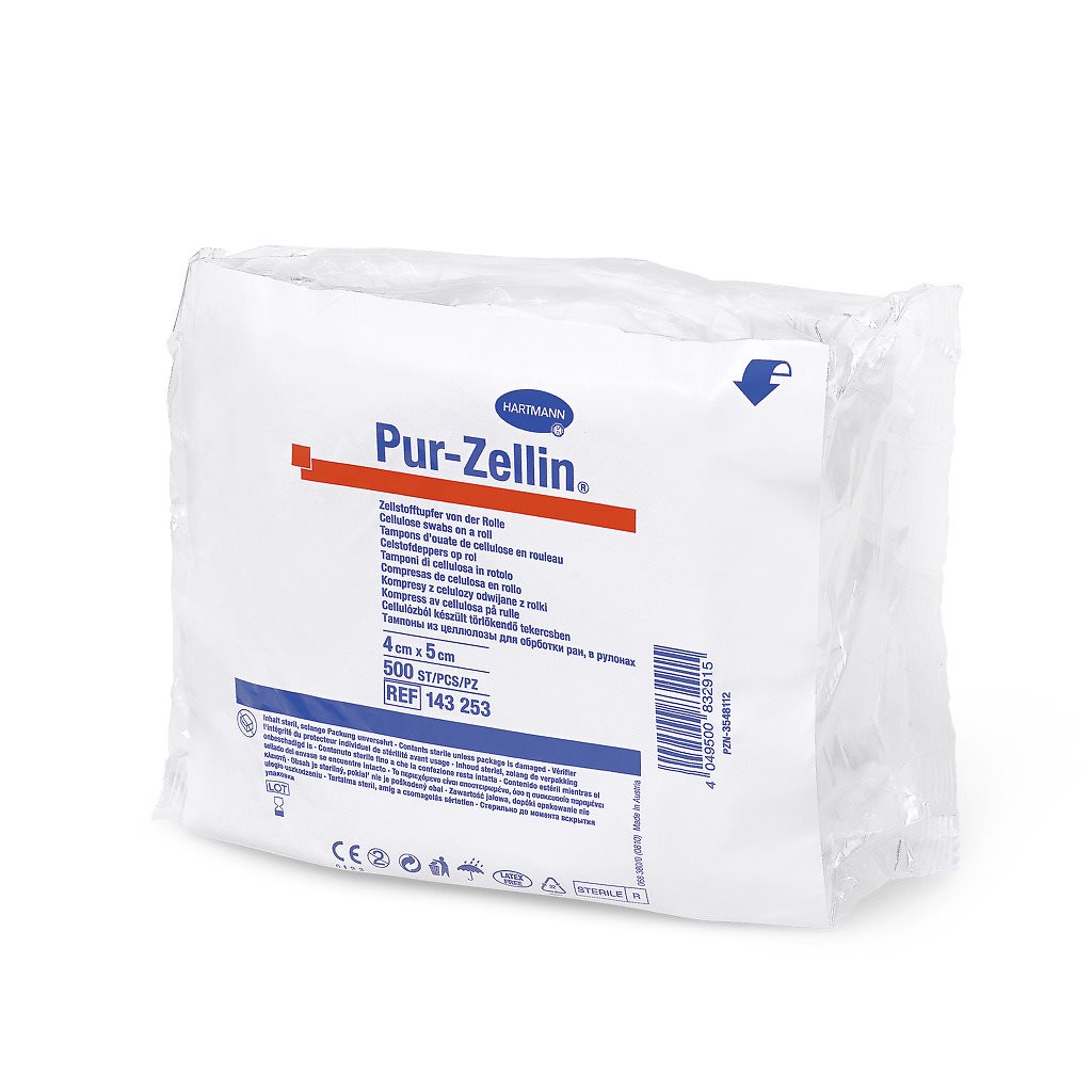 PUR-ZELLIN Compresses Non Stériles 4x5cm - Soin & Protection | 500 Pièces