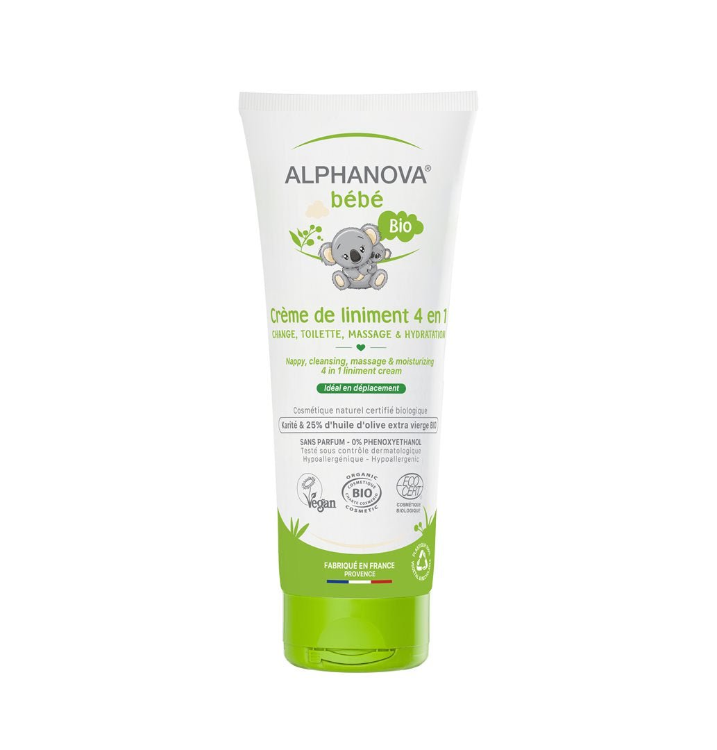 ALPHANOVA Crème de Liniment Bio Bébé 200 ml | Soin Douceur