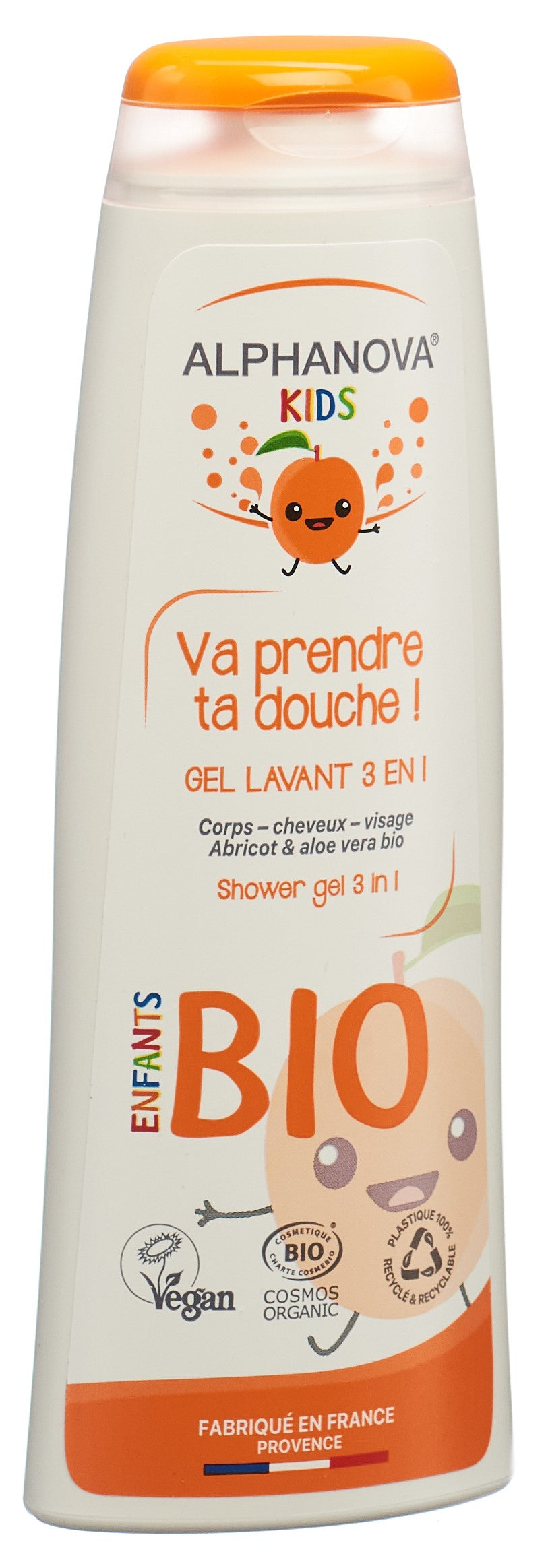 ALPHANOVA kids Douche Abrégée Bio 250 ml Douceur & Protection