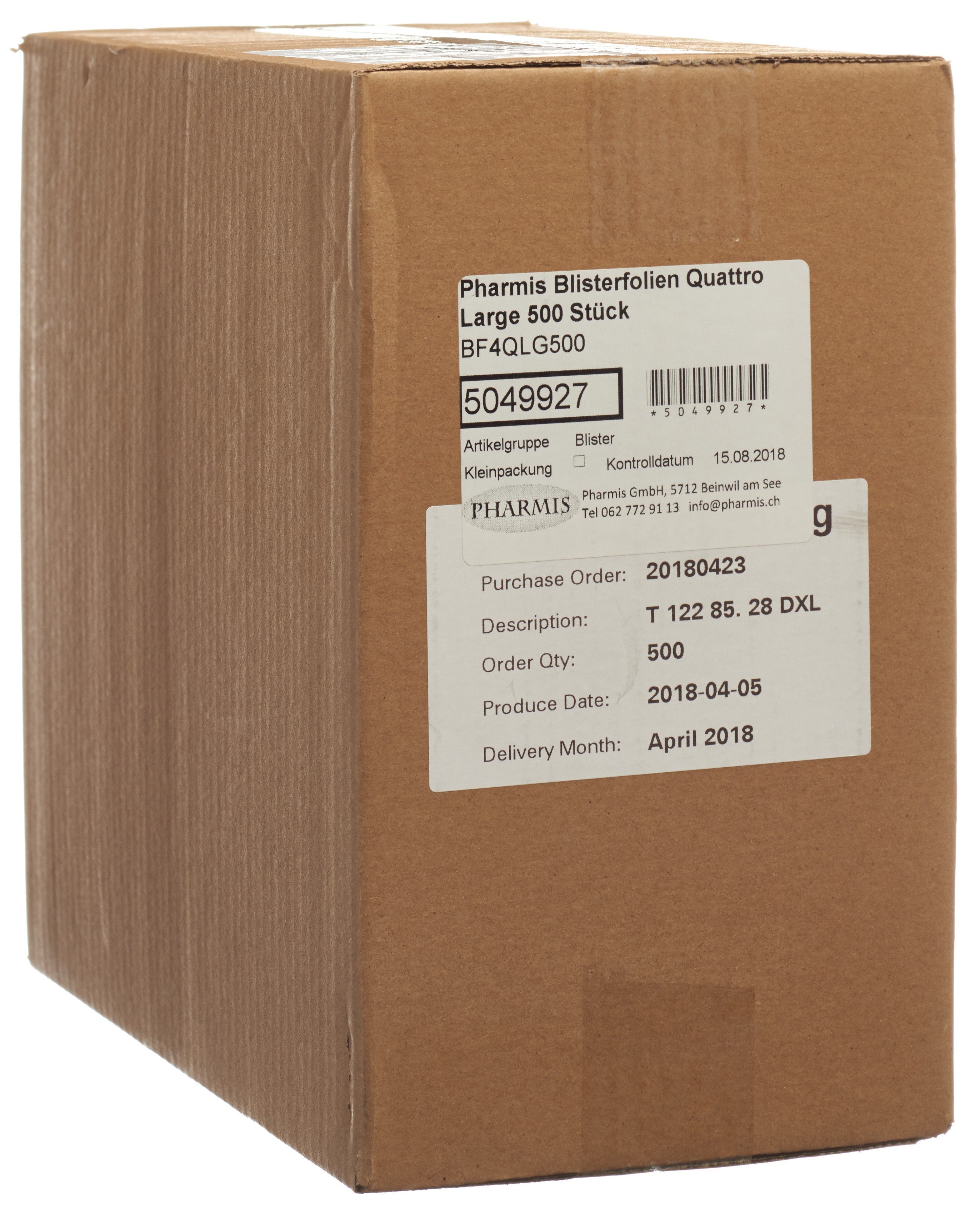 PHARMIS Blister Quattro Large 500 Pièces | Soin Peau Sèche