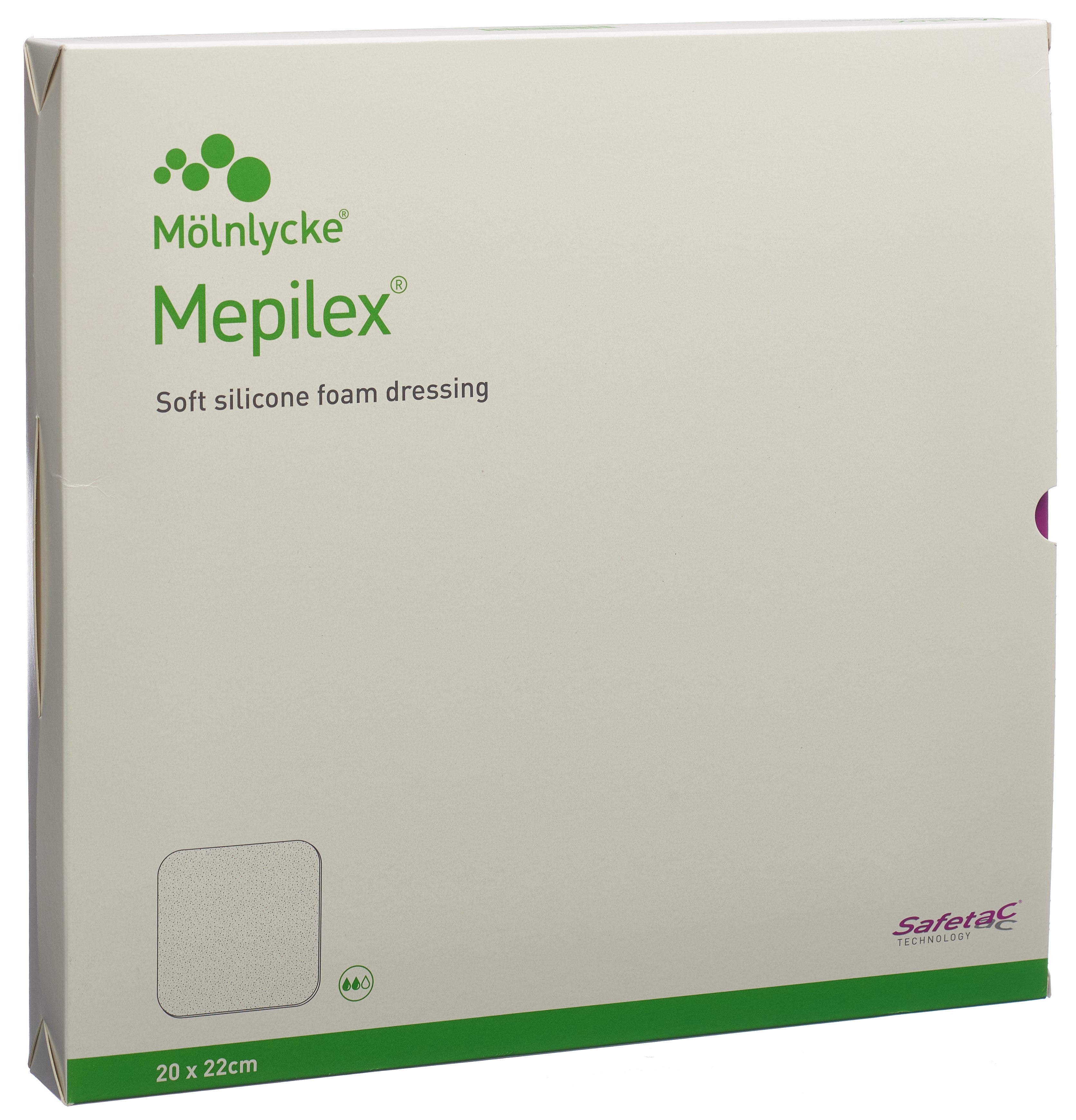 Mölnlycke Mepilex Border Hydrocellular Pansement 20x22cm 5 Pièces
