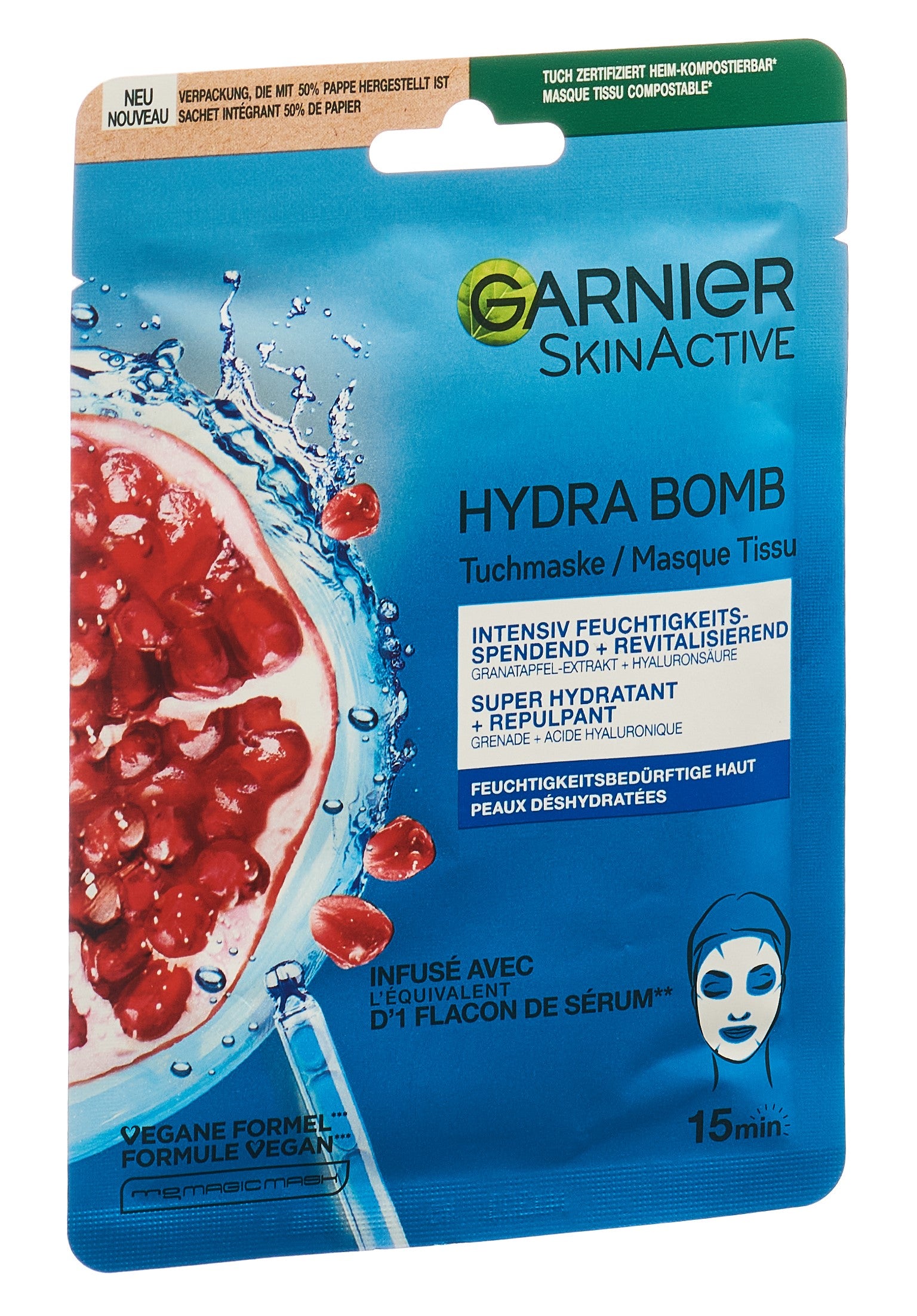 GARNIER Hydra Bomb Masque Grenade Hydratant Intense | 28 g