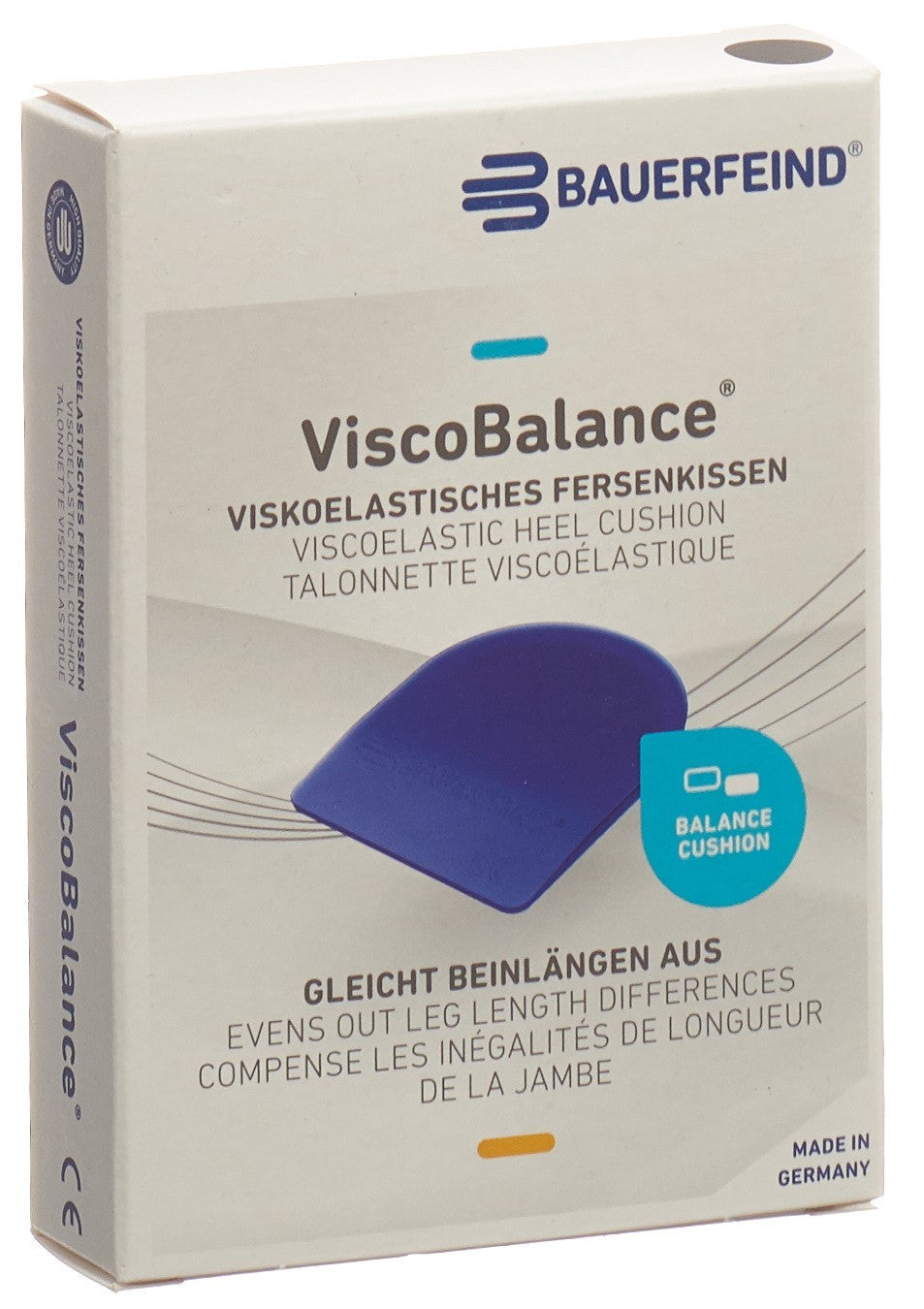 BAUERFEIND ViscoBalance Talonnettes Soulagement Douleur Talons | Taille 2 5mm