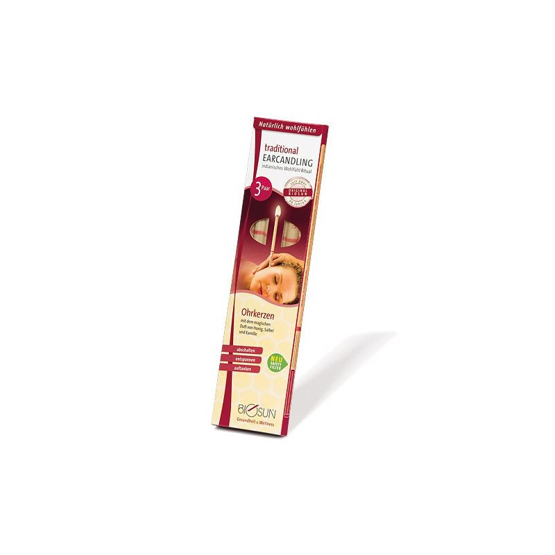 BIOSUN Bougie Auriculaire Traditionnelle 3 Paires | Bien-être Naturel